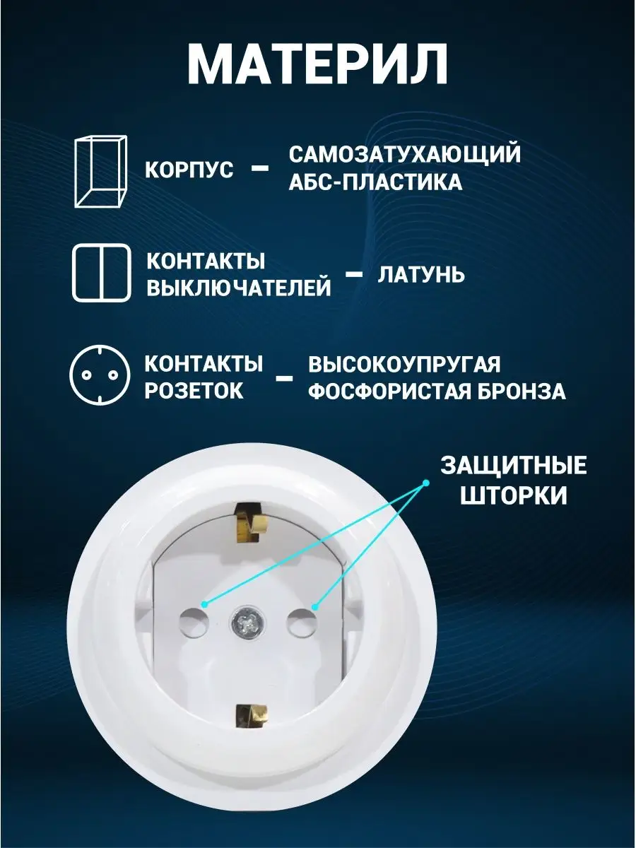 Блок розетка с двухклавишным выключателем в одном корпусе TDMElectric  147400527 купить за 1 246 ₽ в интернет-магазине Wildberries