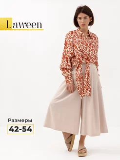 Юбка брюки больших размеров широкие Laween 147431945 купить за 1 824 ₽ в интернет-магазине Wildberries