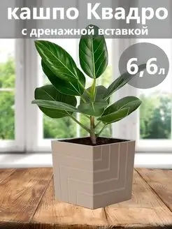 Горшок для цветов кашпо напольное с автополивом 6 л пластик Live-in-green 147432853 купить за 527 ₽ в интернет-магазине Wildberries