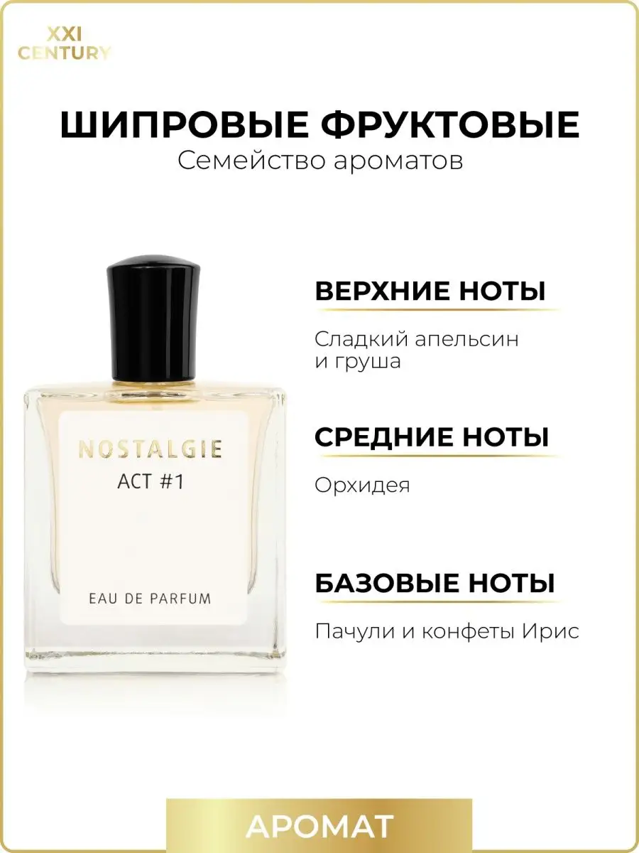 Парфюмерная вода NOSTALGIE АСТ #1 XXI CENTURY 147448748 купить за 673 ₽ в  интернет-магазине Wildberries