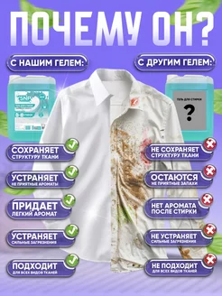 Гель для стирки белья универсальный 5 литров YSNP. Вид 3.