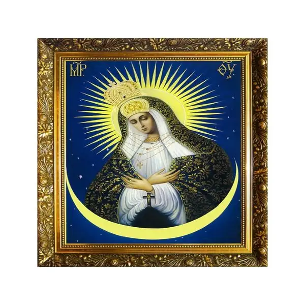 Алмазная мозаика "Остробрамская икона Божией Матери"