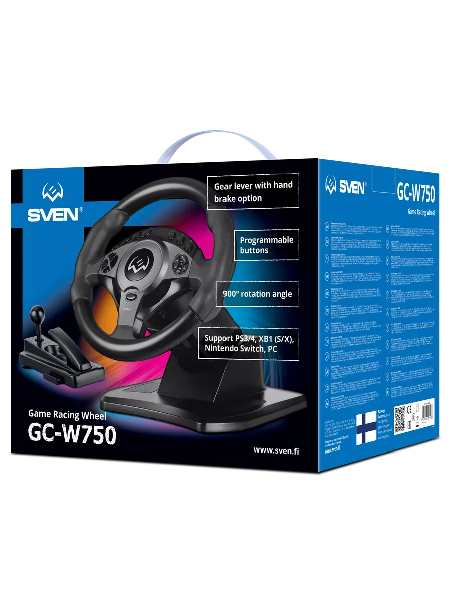 Игровой руль с вибрацией и педалями для ПК GC-W750 Sven 147525680 купить в  интернет-магазине Wildberries