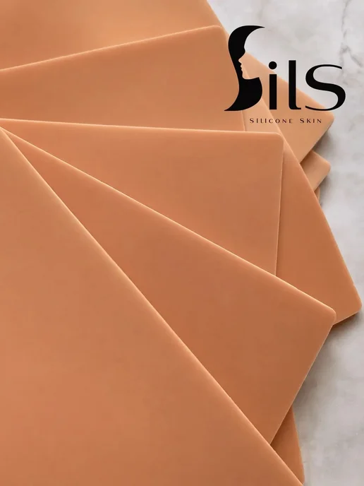 Sils Кожа искусственная для практики пм и тату телесная 10*15 см, 10x15 см, фото 8