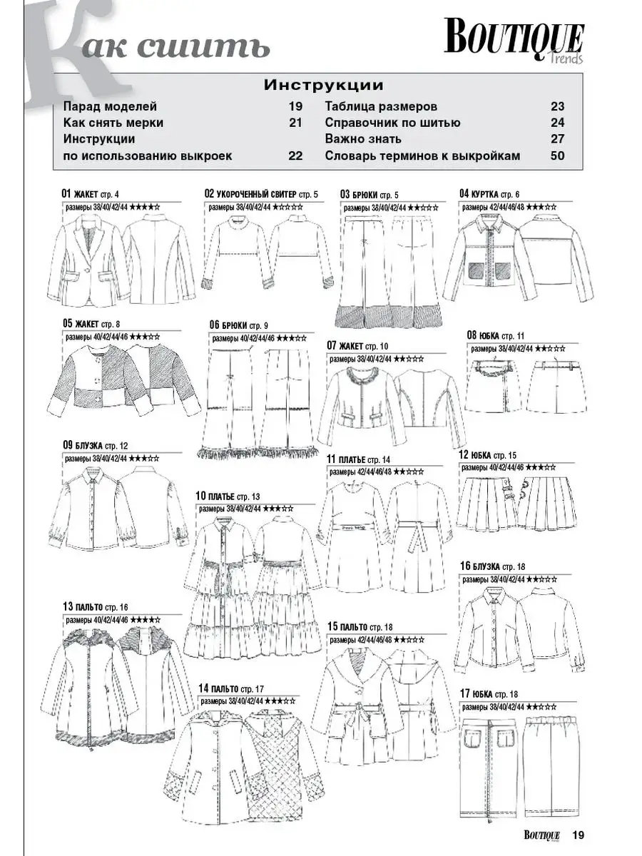 Журнал по шитью с выкройками Boutique Trends № 03/23 Burda Media Company  147541001 купить в интернет-магазине Wildberries