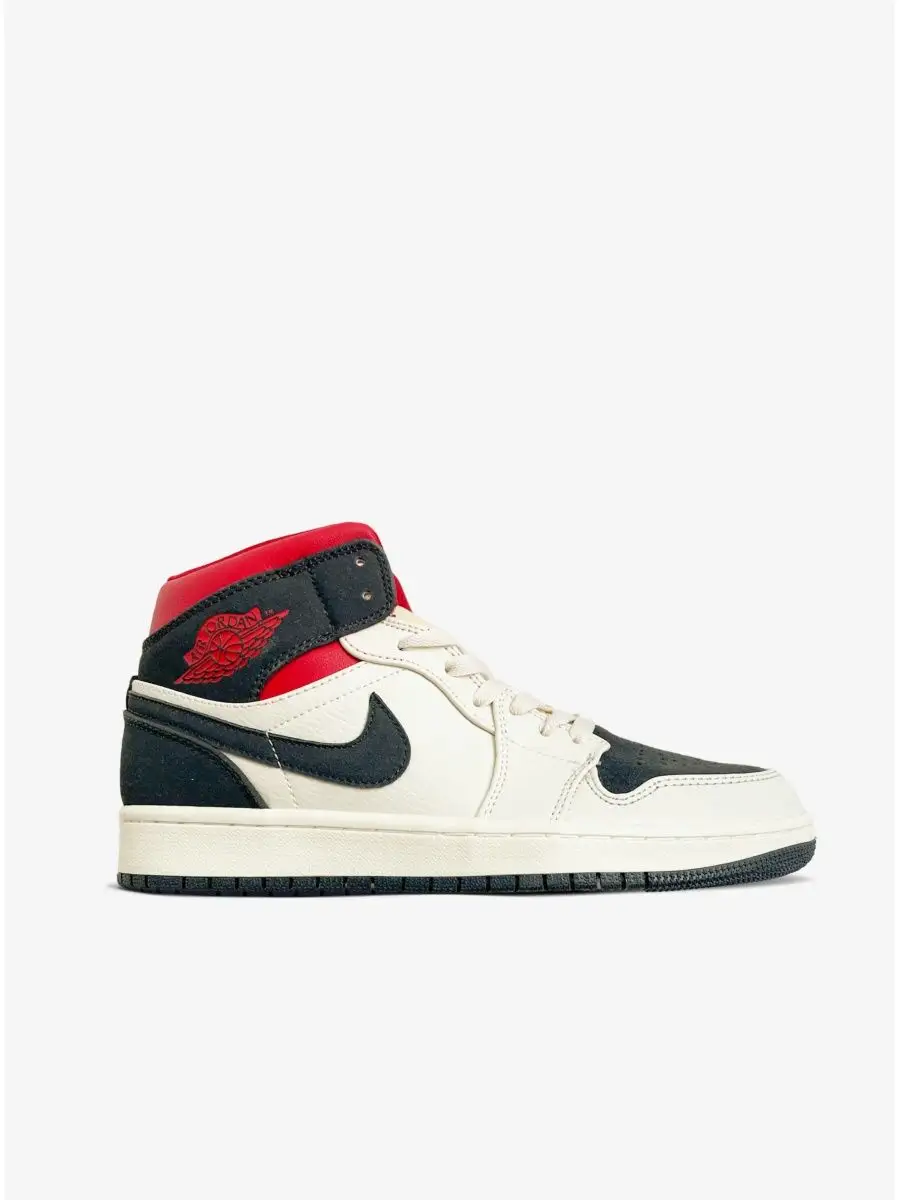 Air jordan cheap 1 mid rouge