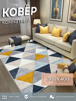 Ковер комнатный на пол в гостиную 300х400 ZeRus home 147554301 купить за 5 322 ₽ в интернет-магазине Wildberries