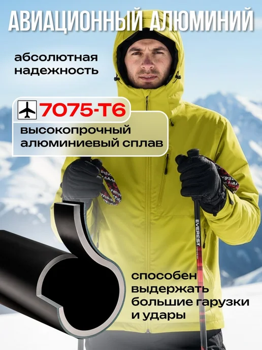 TechTeam Палки для скандинавской ходьбы треккинговые, красный, фото 3