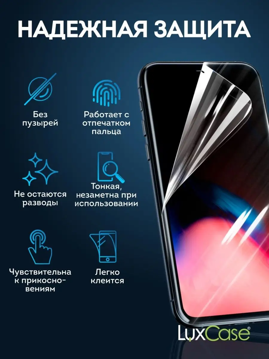 Матовая гидрогелевая пленка на экран Realme C35 LuxCase 147596208 купить за  314 ₽ в интернет-магазине Wildberries