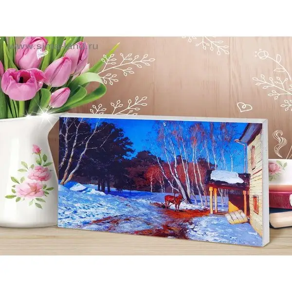 Роспись по холсту "Март"