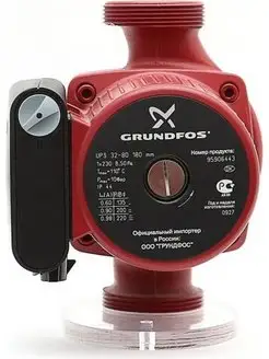 Grundfos Циркуляционный насос Grundfos UPS 32-80, 180 мм GRUNDFOS 147602704 купить за 12 260 ₽ в интернет-магазине Wildberries