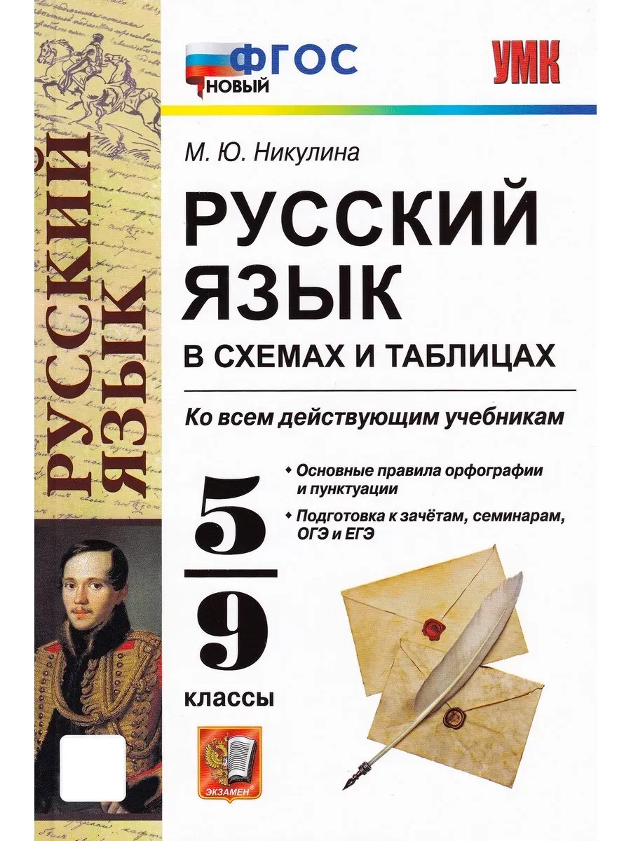 Русский язык в схемах и таблицах. 5-9 классы