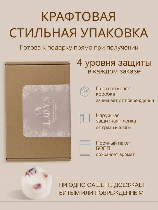 OLLY L.O.Y.S Саше для белья в шкаф ароматическое аромасаше, вариант, фото 8
