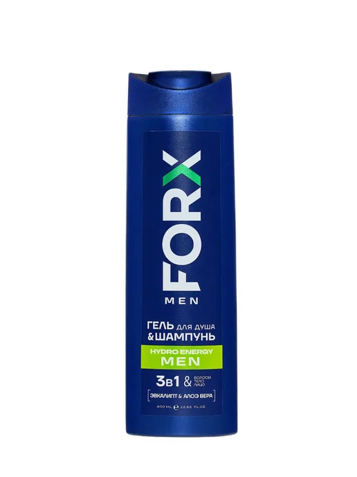 Leo's Гель для душа Forx Men восстановление и энергия 400 мл, 400 мл, фото 2