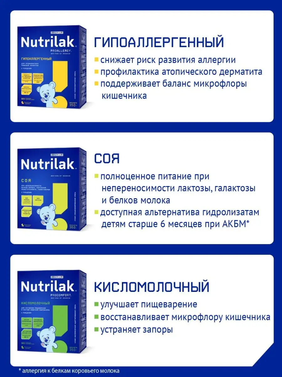 Смесь детская лечебная Нутрилак ПЕПТИДИ СЦТ,0+,350г,2шт Nutrilak 147627615  купить в интернет-магазине Wildberries