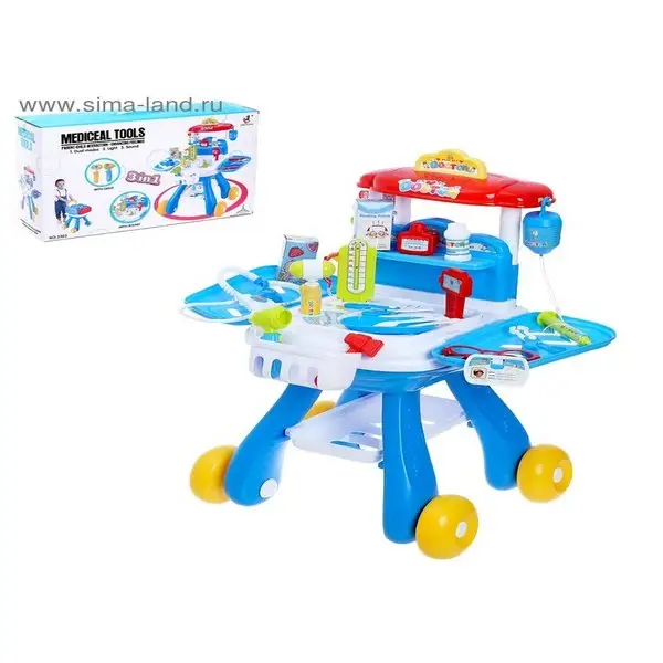 Игровой модуль 3 в 1 "Тележка Скорая помощь"