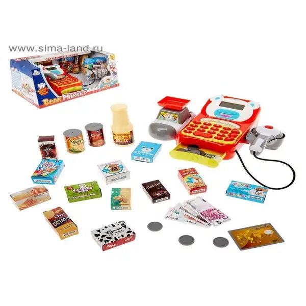 Игровой набор "Играем в магазин", с кассой и аксессуарами