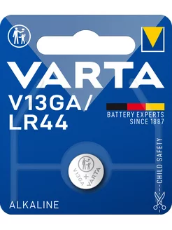 Батарейка G13 LR1154 LR44 357A A76 Alkaline 1.5V - 1 шт VARTA 147652082 купить за 117 ₽ в интернет-магазине Wildberries