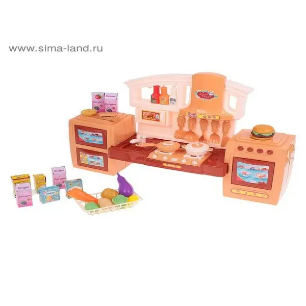 Кухня складная Лучшие коллекци (2 вида сборки) с продуктами