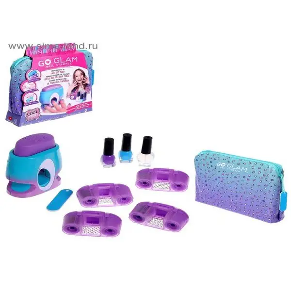 Набор для девочек для маникюра "Подружка", с аксессуарами