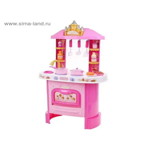 Ировой набор "Королевская кухня" с аксессуарами, свет звук