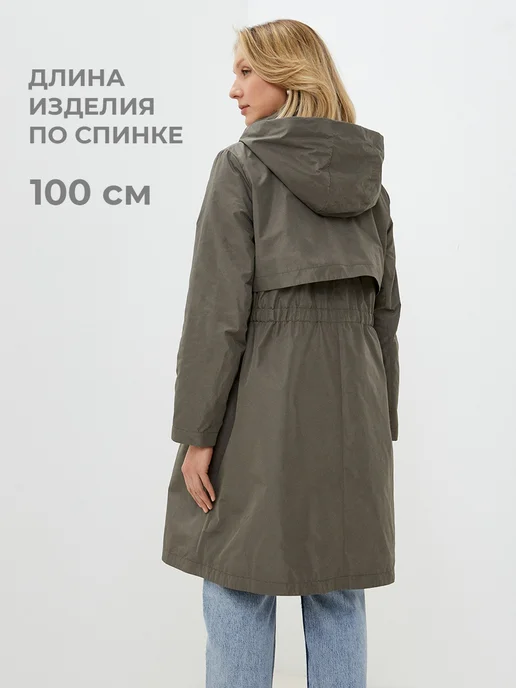 Dixi Coat Плащ летний с капюшоном, зеленый, фото 2