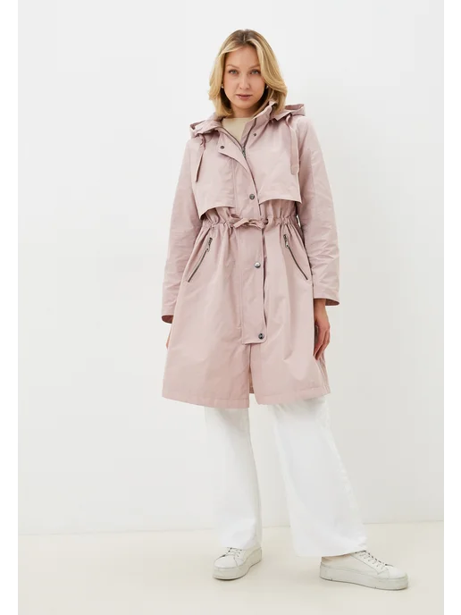 Dixi Coat Плащ летний с капюшоном, бежевый, фото 5