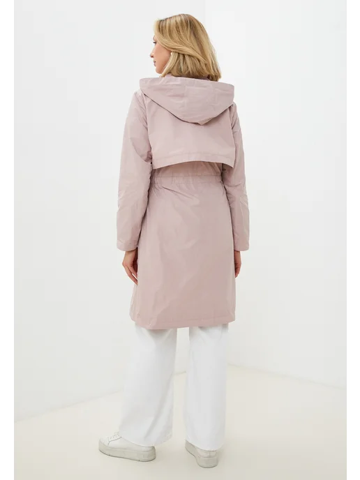 Dixi Coat Плащ летний с капюшоном, бежевый, фото 7