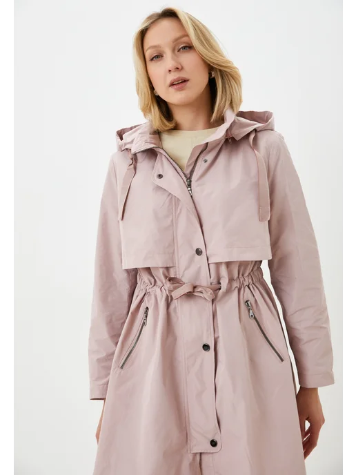 Dixi Coat Плащ летний с капюшоном, бежевый, фото 8