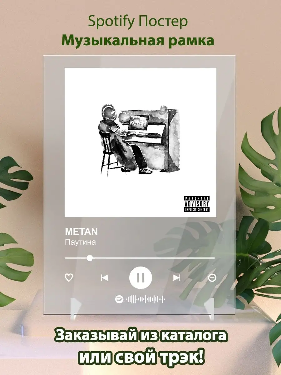 Постер METAN карточки. Картина METAN - Паутина Arthata-spotify постер  Спотифай постер 147666091 купить за 480 ₽ в интернет-магазине Wildberries