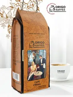 Кофе в зернах Cafe Crema Gourmetröstung 1000 гр ORIGO Kaffee 147675555 купить за 1 472 ₽ в интернет-магазине Wildberries