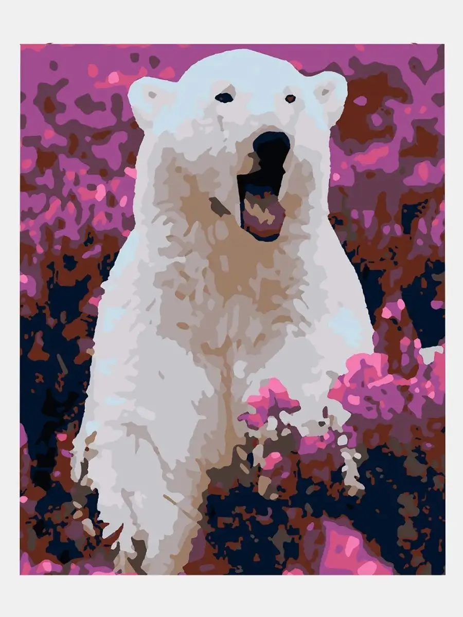 Раскраски Белый медведь 🎨 распечатать бесплатно для детей