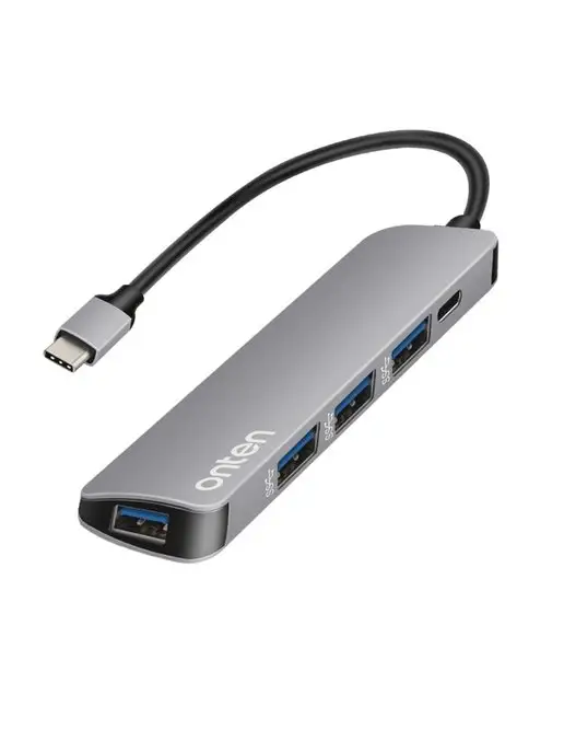 Onten Док станция 5в1 Type-C - 4xUSB 3.0 + USB-C для ноутбука, вариант, фото 4