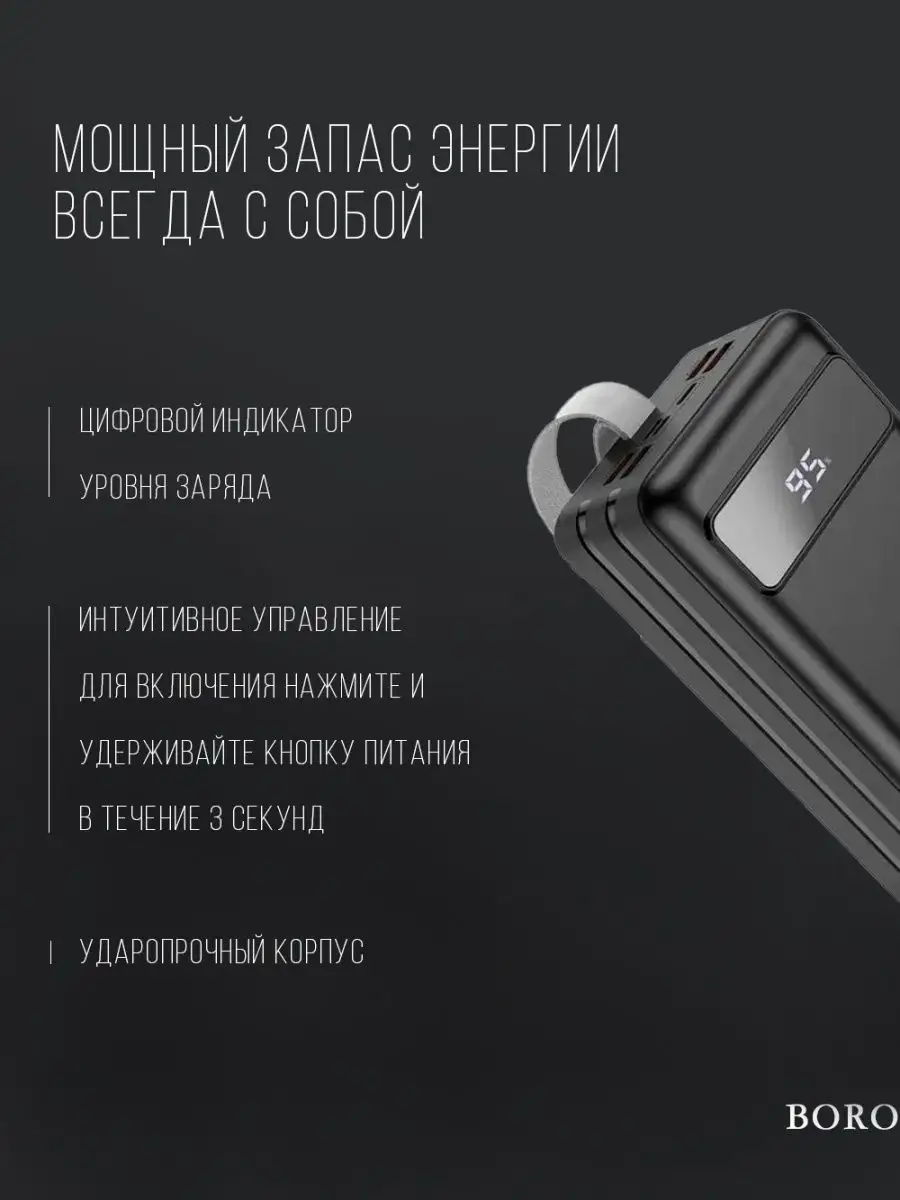 Повербанк 80000 mAh с быстрой зарядкой Power Bank 147725314 купить за 4 027  ₽ в интернет-магазине Wildberries