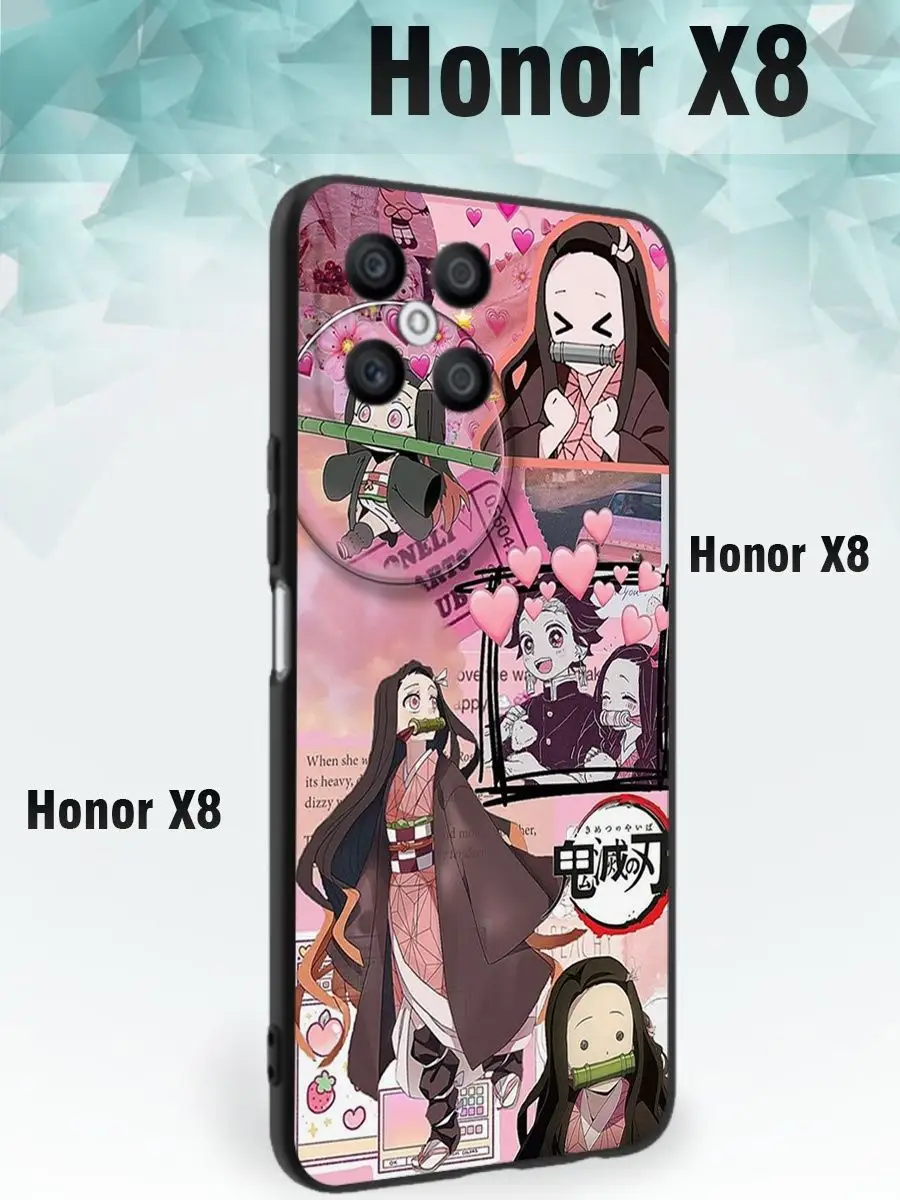 Чехол на honor x8 с принтом аниме на хонор x8 Case of Kate 147734023 купить  за 419 ₽ в интернет-магазине Wildberries