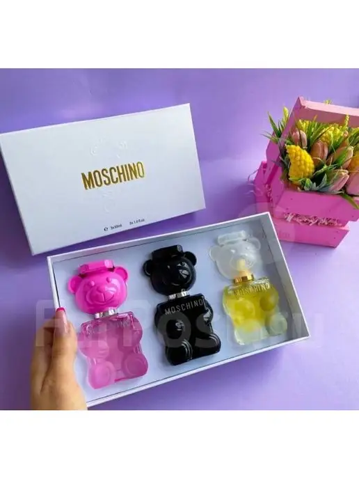 набор духов Moschino toy 3в1 90 мл, 90 мл, фото 5