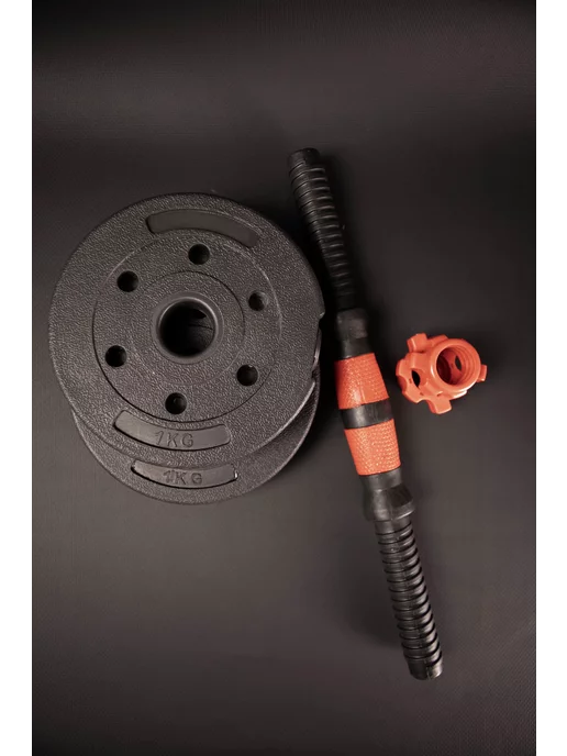 Barfits Комплект композитных дисков для гантелей d26 3 кг х2, 1 кг, фото 5