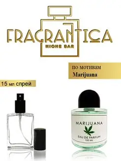 Масляные духи по мотивам Byredo Marijuana Fragrantica Niche Bar 147763483 купить за 616 ₽ в интернет-магазине Wildberries