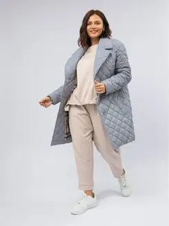 Пальто женское стеганое Большие размеры MDL 147767454 купить за 2 695 ₽ в интернет-магазине Wildberries