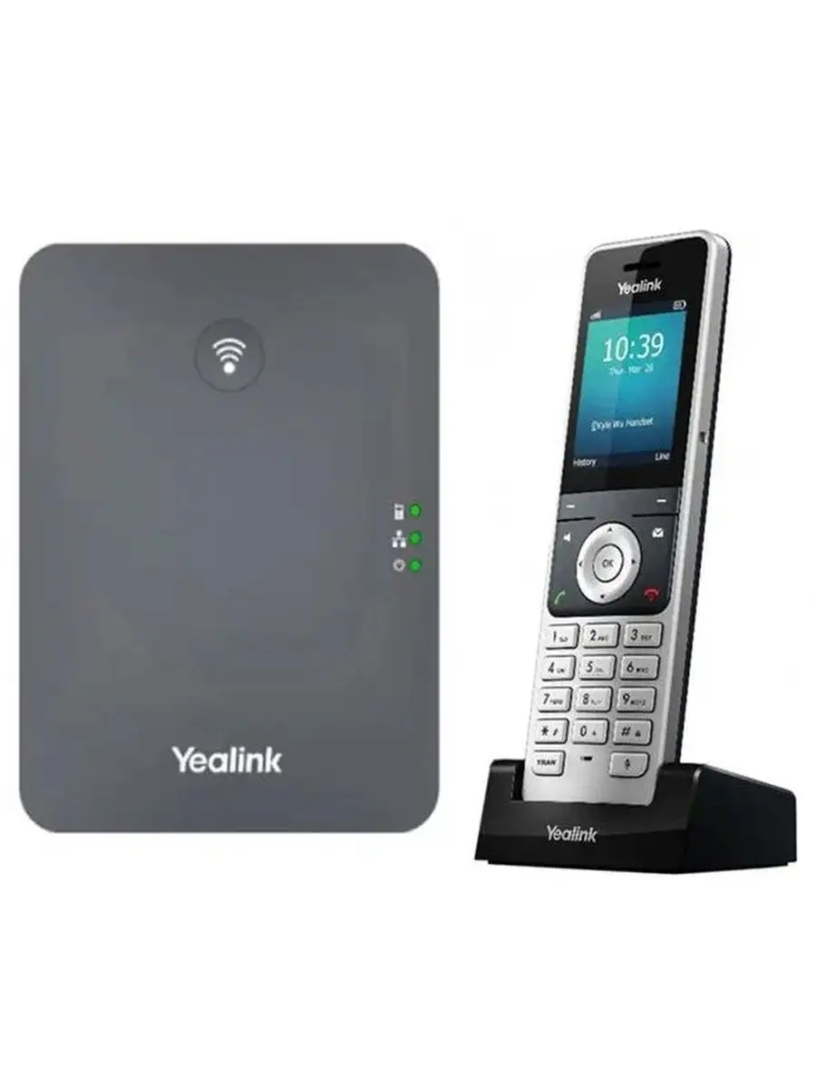 YEALINK Телефон SIP Yealink W76P черный