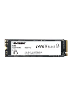 SSD жесткий диск M.2 2280 1TB P300 P300P1TBM28, черный PATRIOT 147785144 купить за 5 578 ₽ в интернет-магазине Wildberries