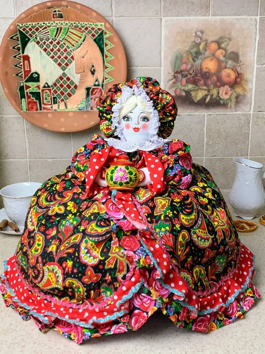 Кукла на чайник своими руками