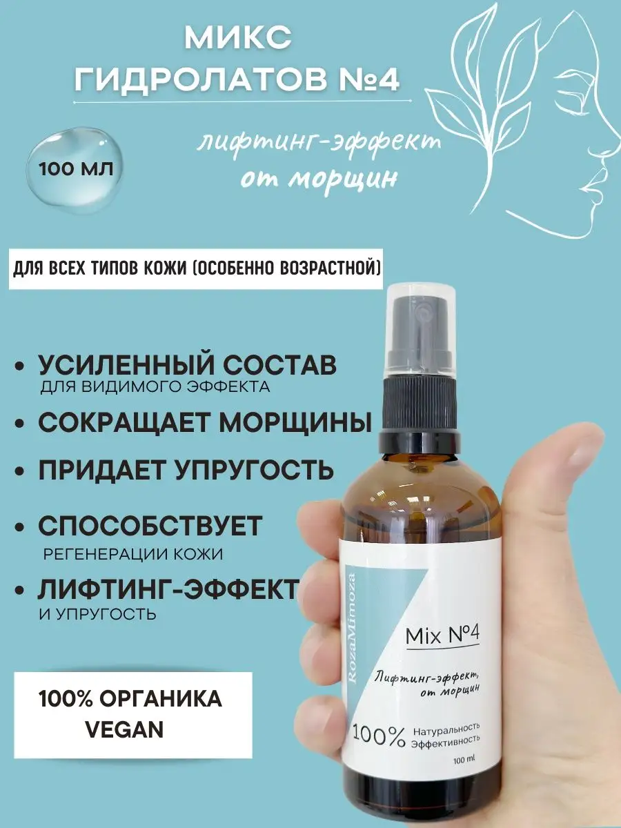 Микс гидролатов от морщин 100 мл