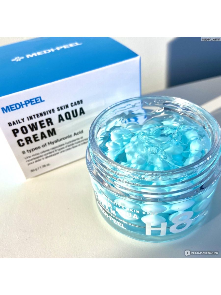 Medi peel power aqua. Medi-Peel Power Aqua Cream, 50 ml. Medi Peel Power Aqua Cream h8. Medi-Peel Power Aqua Creme крем с пептидными капсулами. Medi-Peel Blue Aqua Tox Cream h8 крем с пептидными капсулами 50ml.