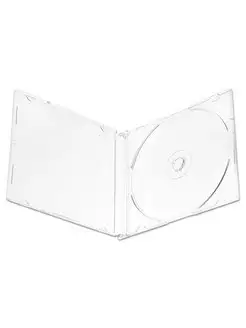 Коробка для CD диска Slim 5 мм, цвет прозрачный, 1 штука VS 147902779 купить за 167 ₽ в интернет-магазине Wildberries