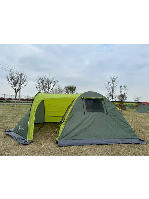 MirCamping - туризм и активный отдых Палатка туристическая 6 местная 2 комнаты с тамбуром 6-8 мес, вариант, фото 2