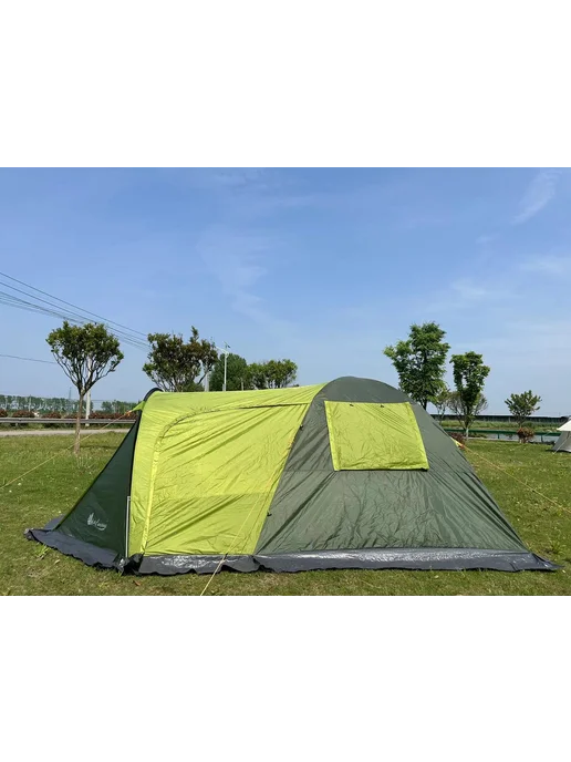 MirCamping - туризм и активный отдых Палатка туристическая 6 местная 2 комнаты с тамбуром 6-8 мес, вариант, фото 4