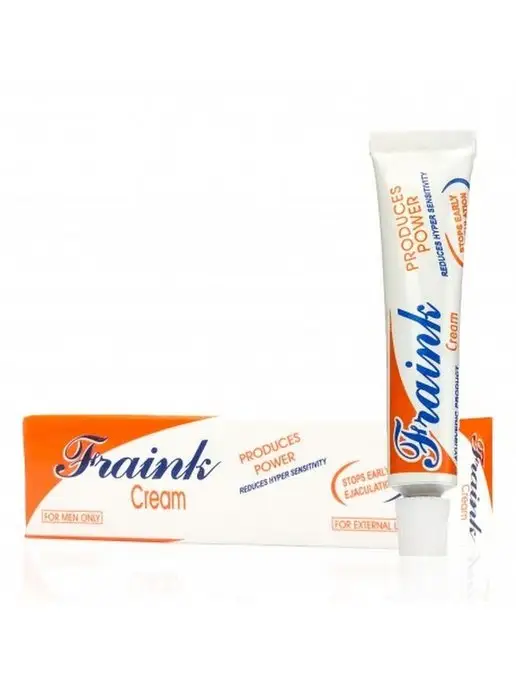 FRAINK CREAM крем пролонгатор для продления полового акта, бежевый, фото 2