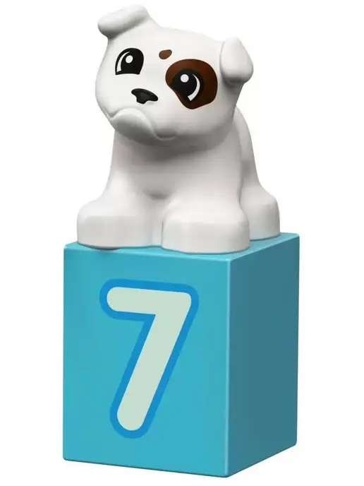 LEGO Конструктор DUPLO 10954 Поезд с цифрами-учимся считать, голубой, фото 7