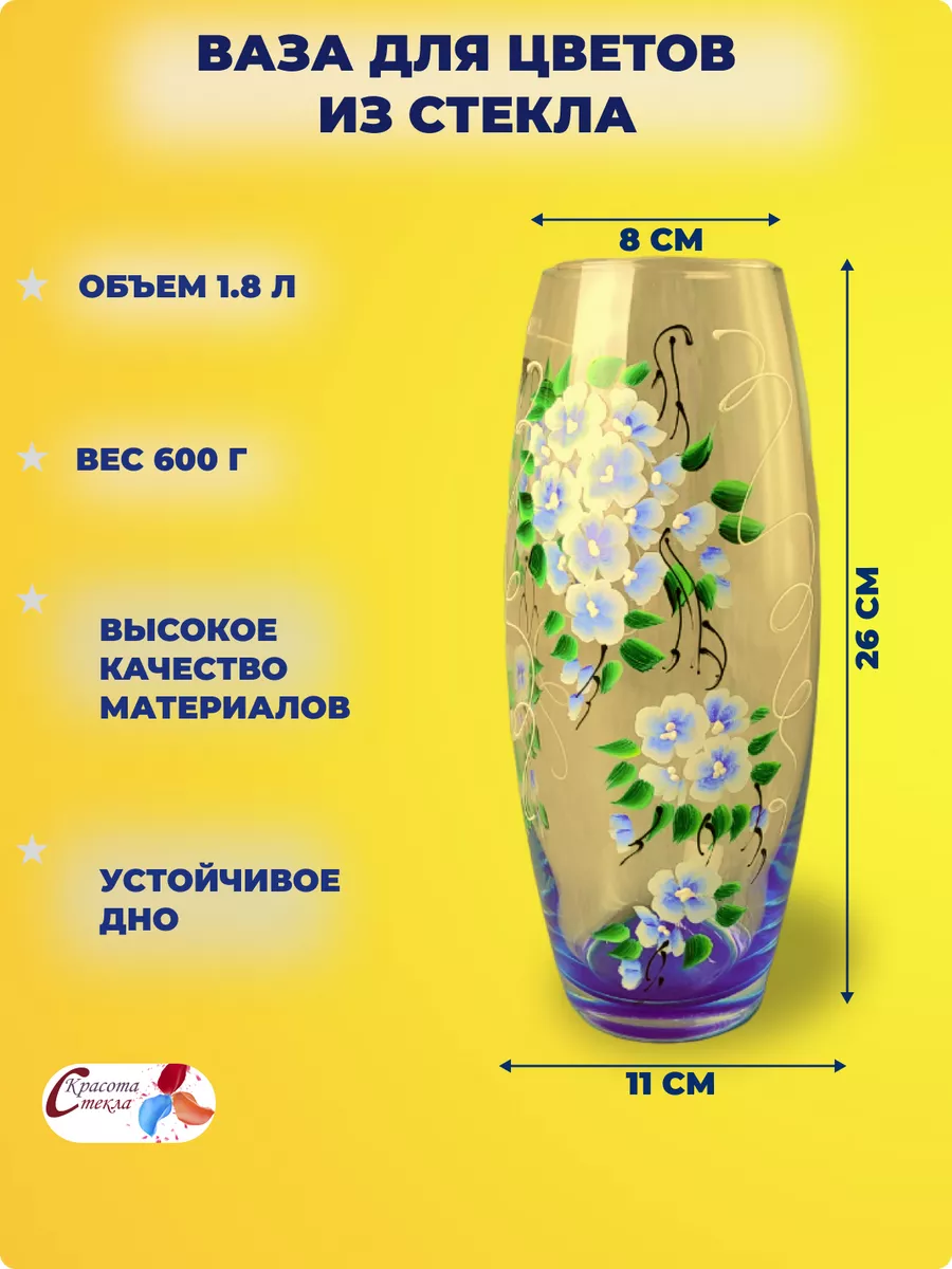 ВАЗЫ СТЕКЛЯННЫЕ